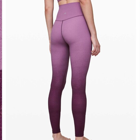 Lululemon Align Pant 28" Spray Ombre Align Pant BW555 FTBK FULL28 Jubilee Multi - Picture 5 of 5